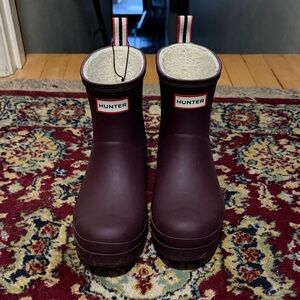 Hunter Women's PLAY™ Insulated Vegan Shearling Short Rain Boots